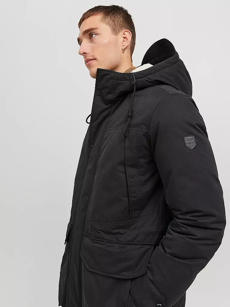 JACK & JONES | Parka JJECLIP | schwarz