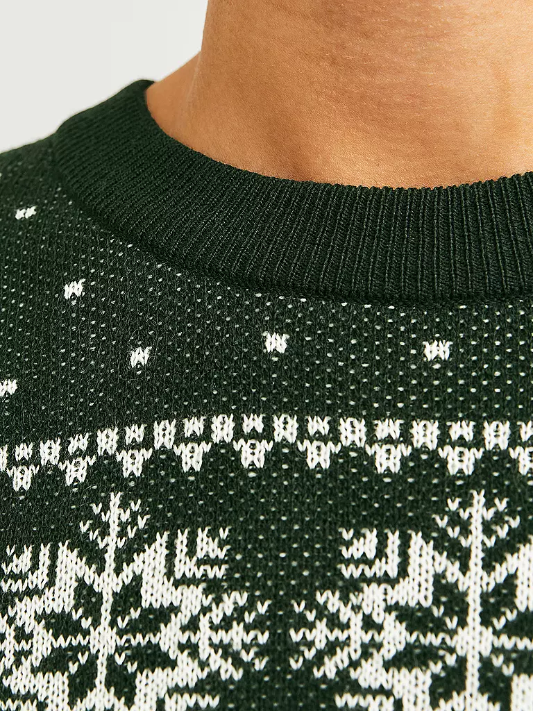 JACK & JONES | Pullover JJXMAS GABRIEL | dunkelrot