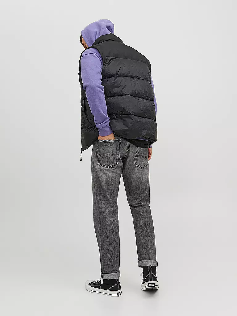 JACK & JONES | Steppgilet JJETOBY | schwarz