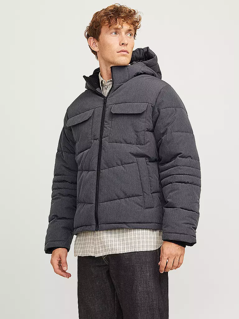 JACK & JONES | Steppjacke JJBUILD | schwarz