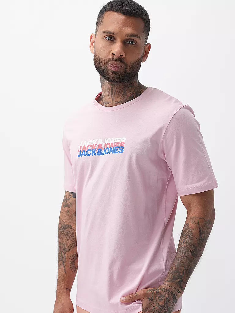 JACK & JONES | T-Shirt JJCYBER | dunkelblau