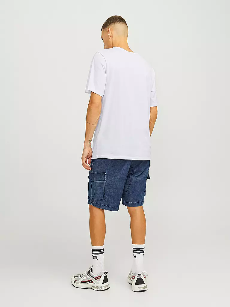 JACK & JONES | T-Shirt JJCYBER | dunkelblau