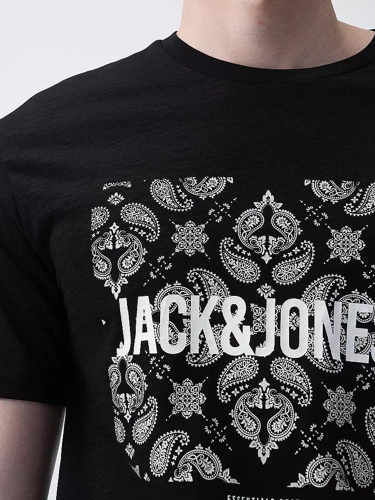 JACK & JONES | T-Shirt JJPAISLEY | beige