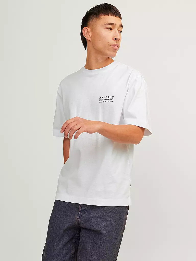 JACK & JONES | T-Shirt JORBROOKLYN | creme