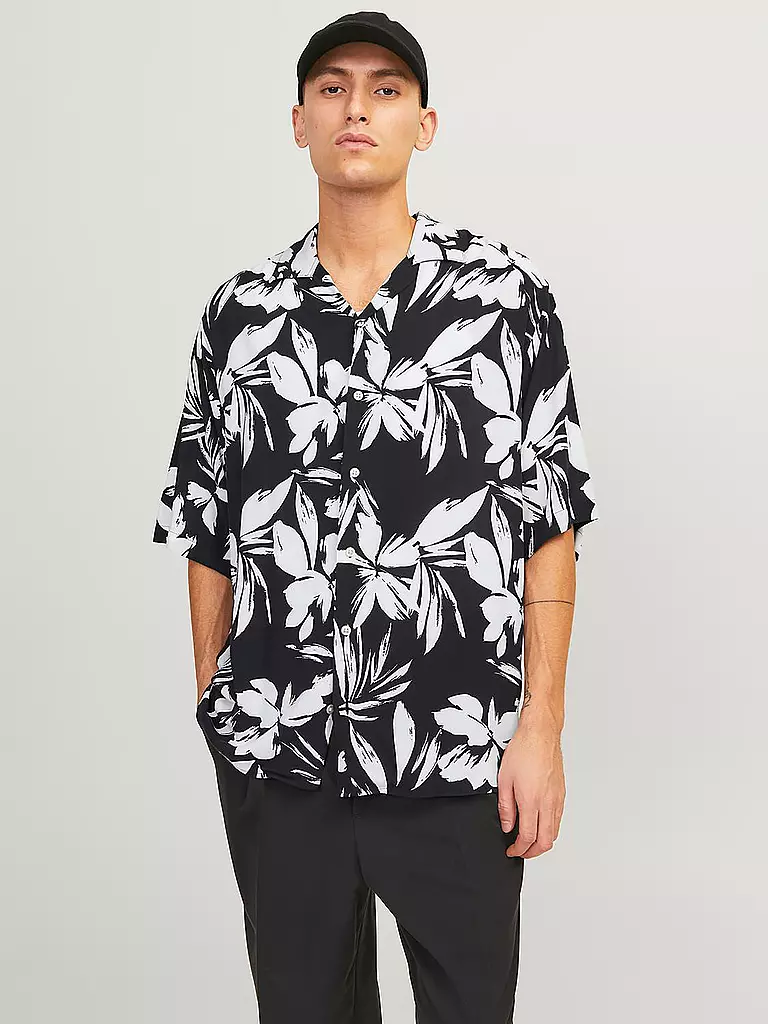 JACK & JONES | Hemd Regular Fit JJEJEFF | schwarz