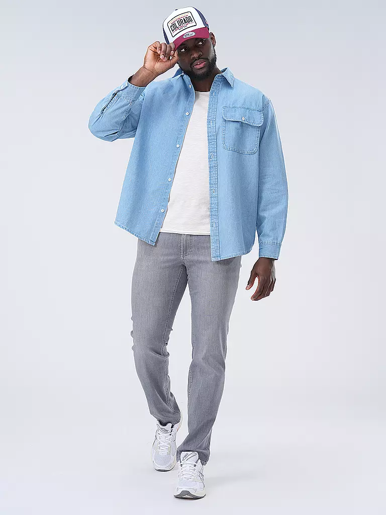 JACK & JONES | Jeanshemd JJIWILSON JJSHIRT | hellblau