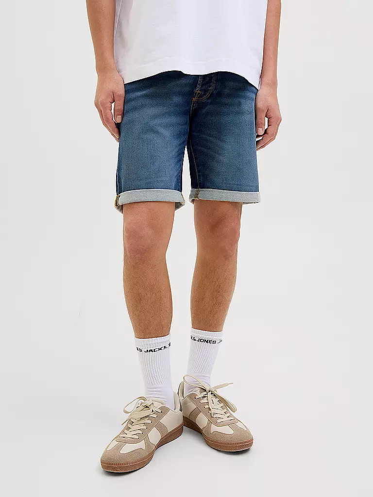 JACK & JONES | Jeansshorts JJIRICK JJICON | blau