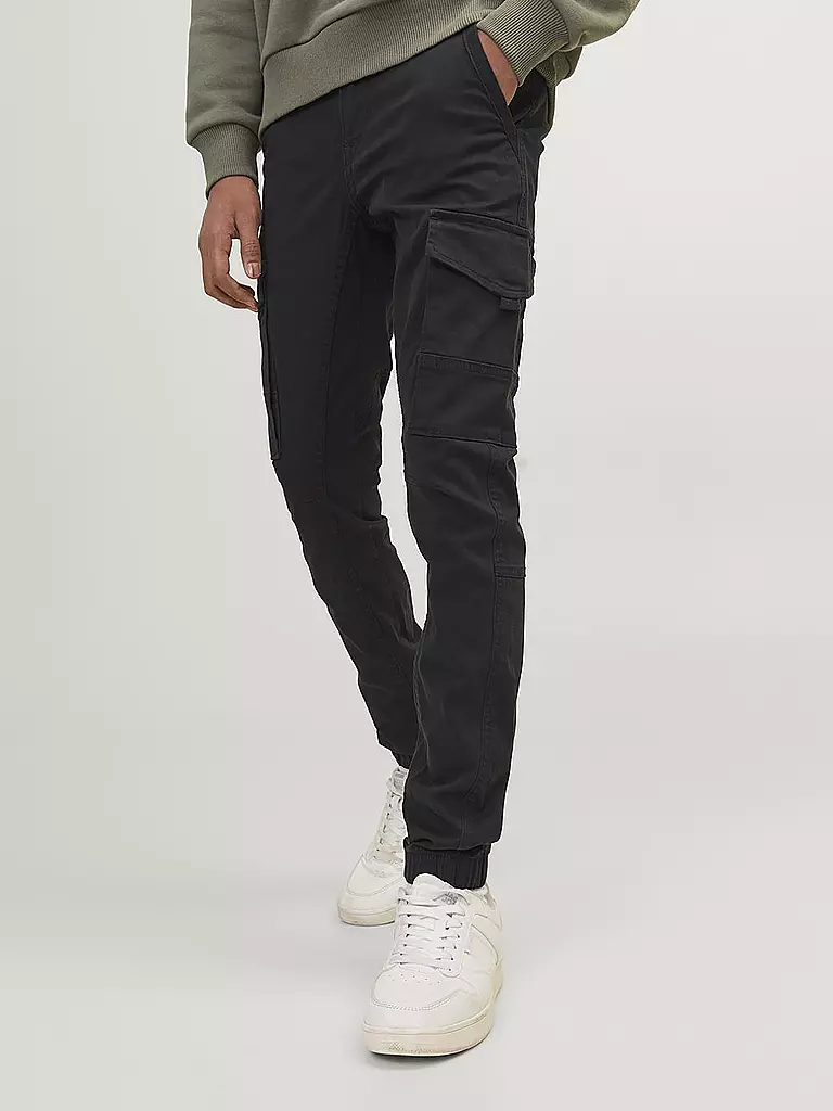 JACK & JONES | Jungen Cargohose " JJIPAUL " | schwarz