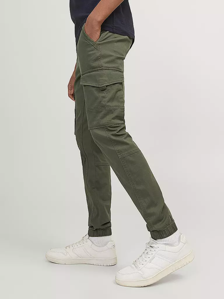 JACK & JONES | Jungen Cargohose JJIPAUL JJFLAKE | olive