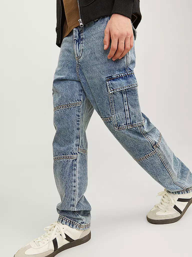 JACK & JONES | Jungen Jeans Relaxed Fit JJICHRIS  | blau