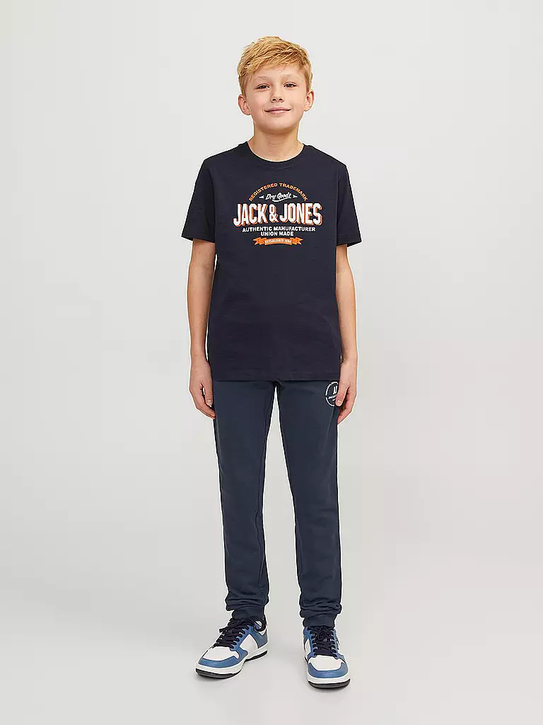 JACK & JONES | Jungen Jogginghose JPSTGORDON JJSWIFT  | dunkelblau