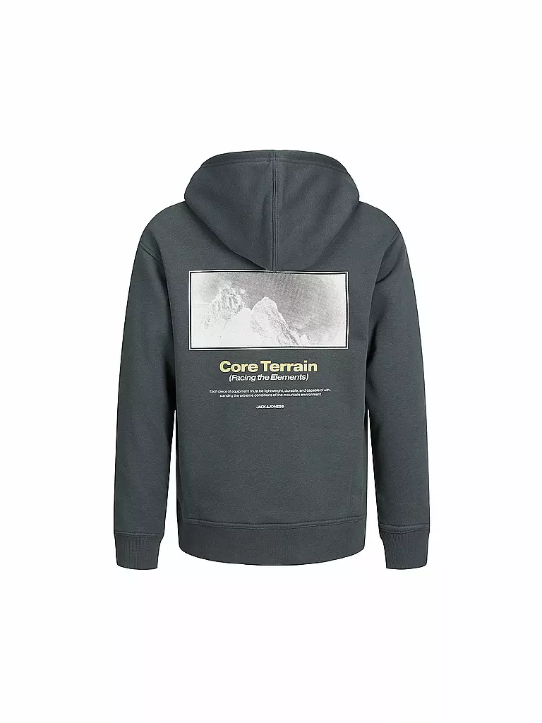 JACK & JONES | Jungen Kapuzensweater - Hoodie JCOALPHA MOUNTAIN | grau