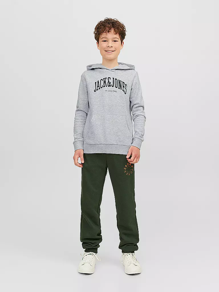 JACK & JONES | Jungen Kapuzensweater - Hoodie JJEJOSH | grau