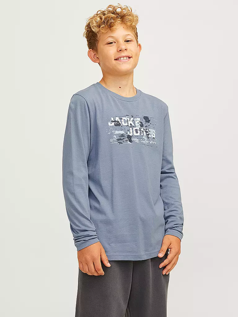 JACK & JONES | Jungen Langarmshirt JCOOUTDOOR | hellblau