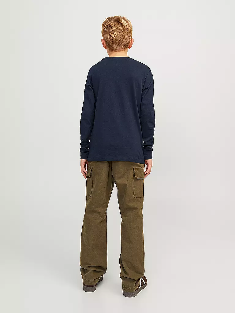 JACK & JONES | Jungen Langarmshirt JJELOGO | dunkelblau