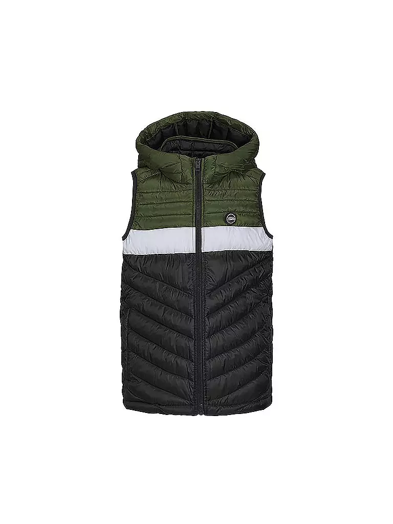 JACK & JONES | Jungen Steppgilet  JJEHERO | olive