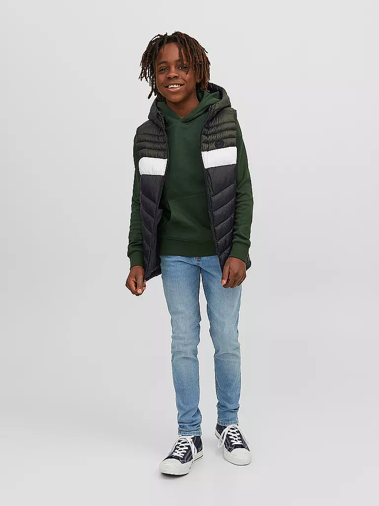 JACK & JONES | Jungen Steppgilet  JJEHERO | olive