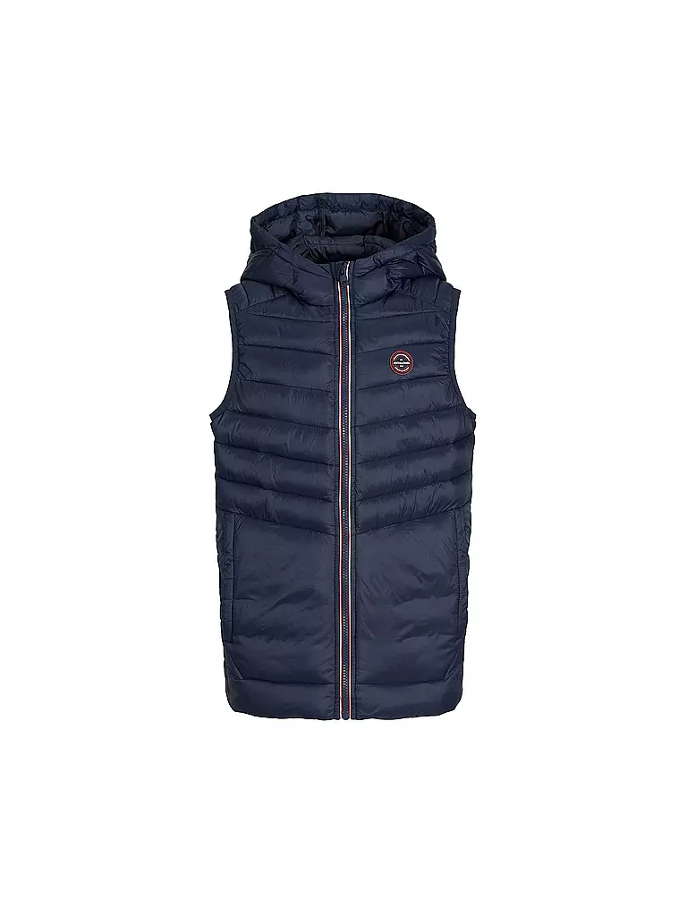 JACK & JONES | Jungen Steppgilet JJESPRINT PUFFER | dunkelblau