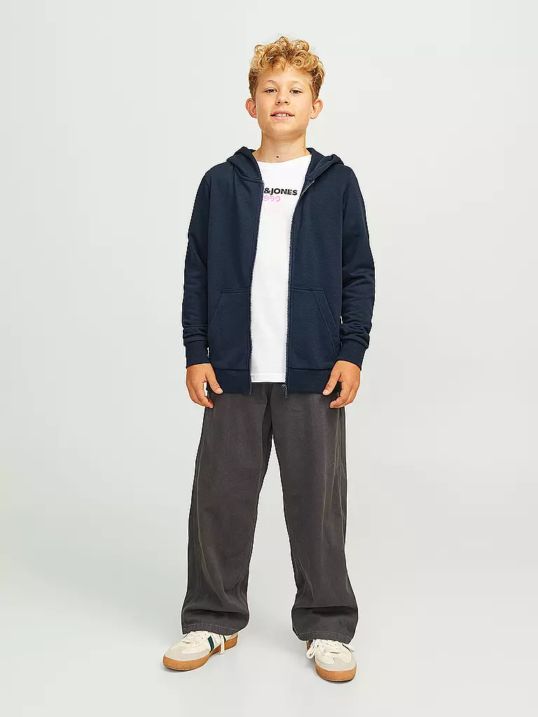 JACK & JONES | Jungen Sweatjacke JJEBRADLEY | dunkelblau