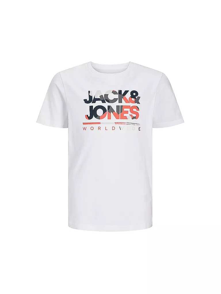 JACK & JONES | Jungen T-Shirt  JJLUKE | weiss