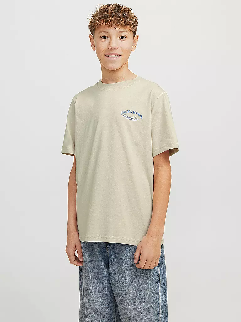 JACK & JONES | Jungen T-Shirt JJEBRANDES  | beige