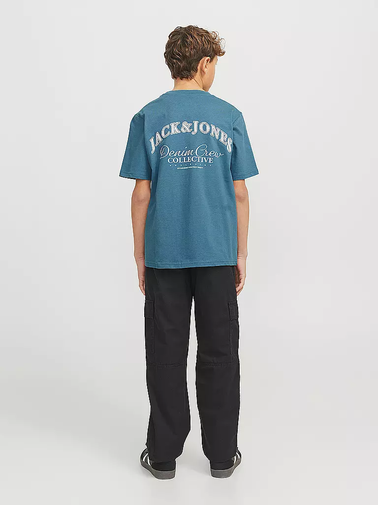 JACK & JONES | Jungen T-Shirt JJEBRANDES  | petrol