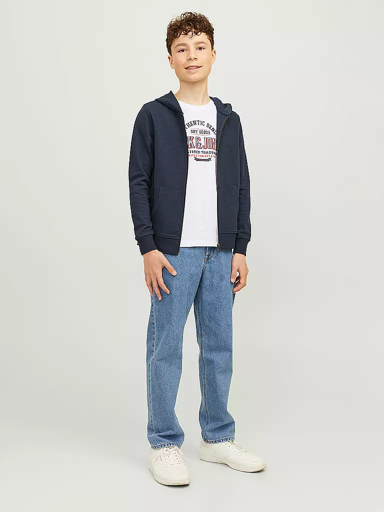 JACK & JONES | Jungen T-Shirt JJELOGO | weiss