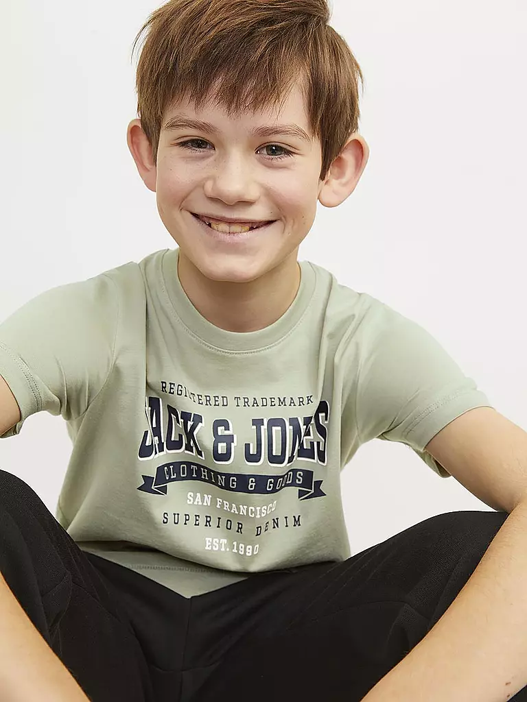 JACK & JONES | Jungen T-Shirt JJELOGO | mint