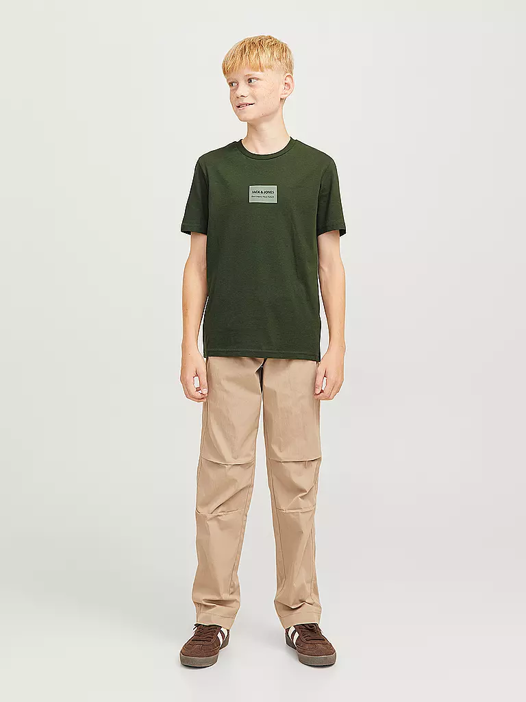 JACK & JONES | Jungen T-Shirt JJHAKKAI | olive