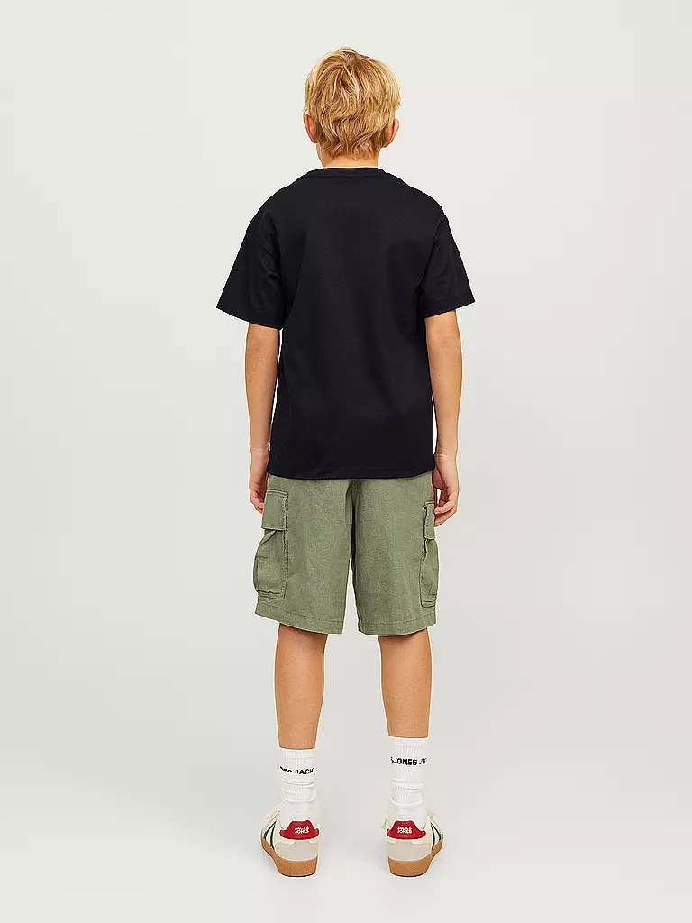 JACK & JONES | Jungen T-Shirt Loose Fit JJEURBAN EDGE | schwarz