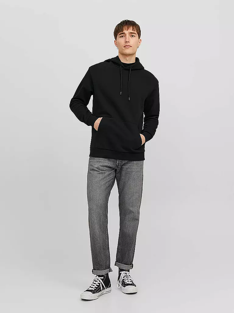 JACK & JONES | Kapuzensweater - Hoodie  JJEBRADLEY | schwarz