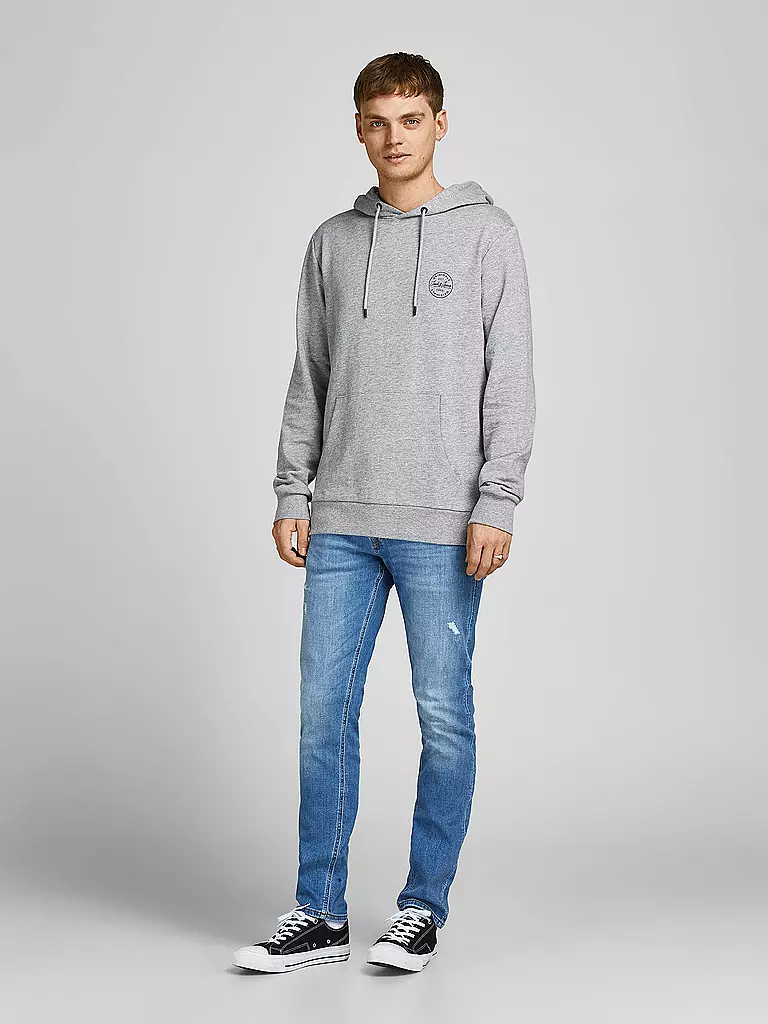 JACK & JONES | Kapuzensweater - Hoodie JJESHARK  | grau