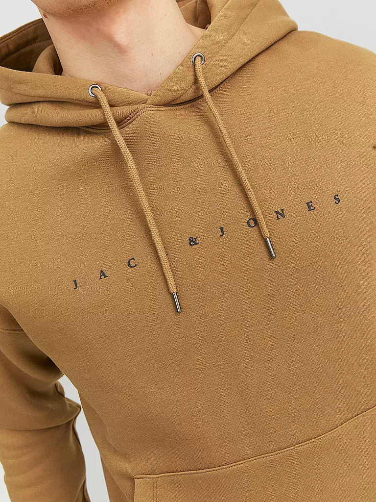 JACK & JONES | Kapuzensweater - Hoodie JJESTAR | hellbraun