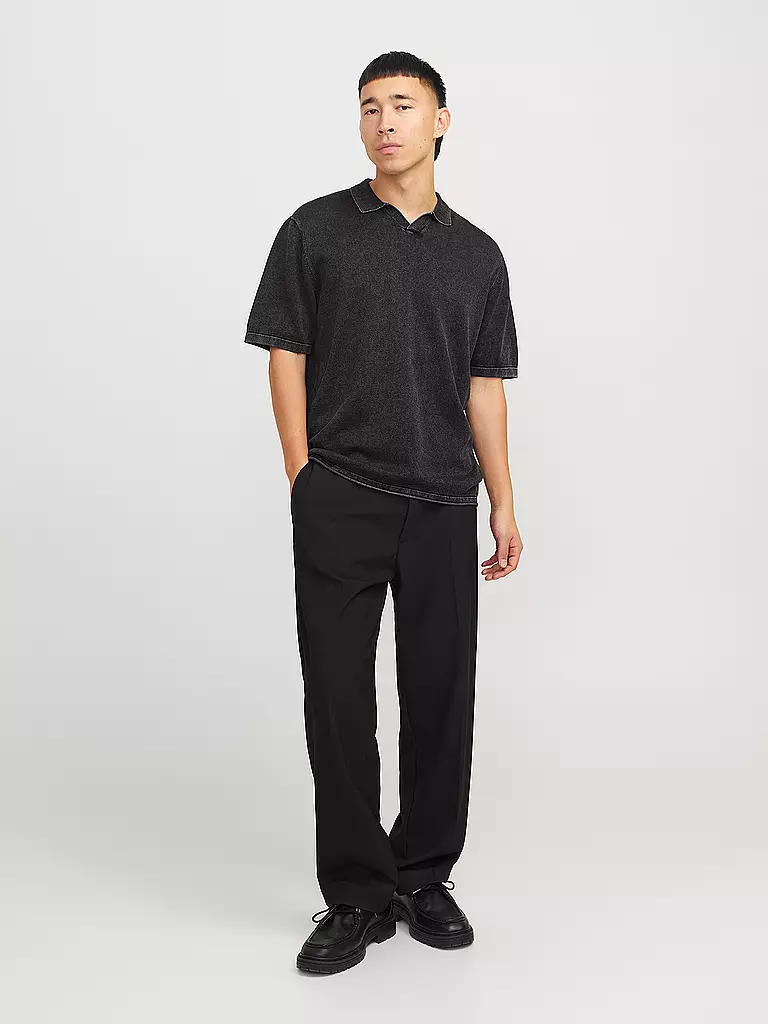 JACK & JONES | Poloshirt JJELEO | schwarz