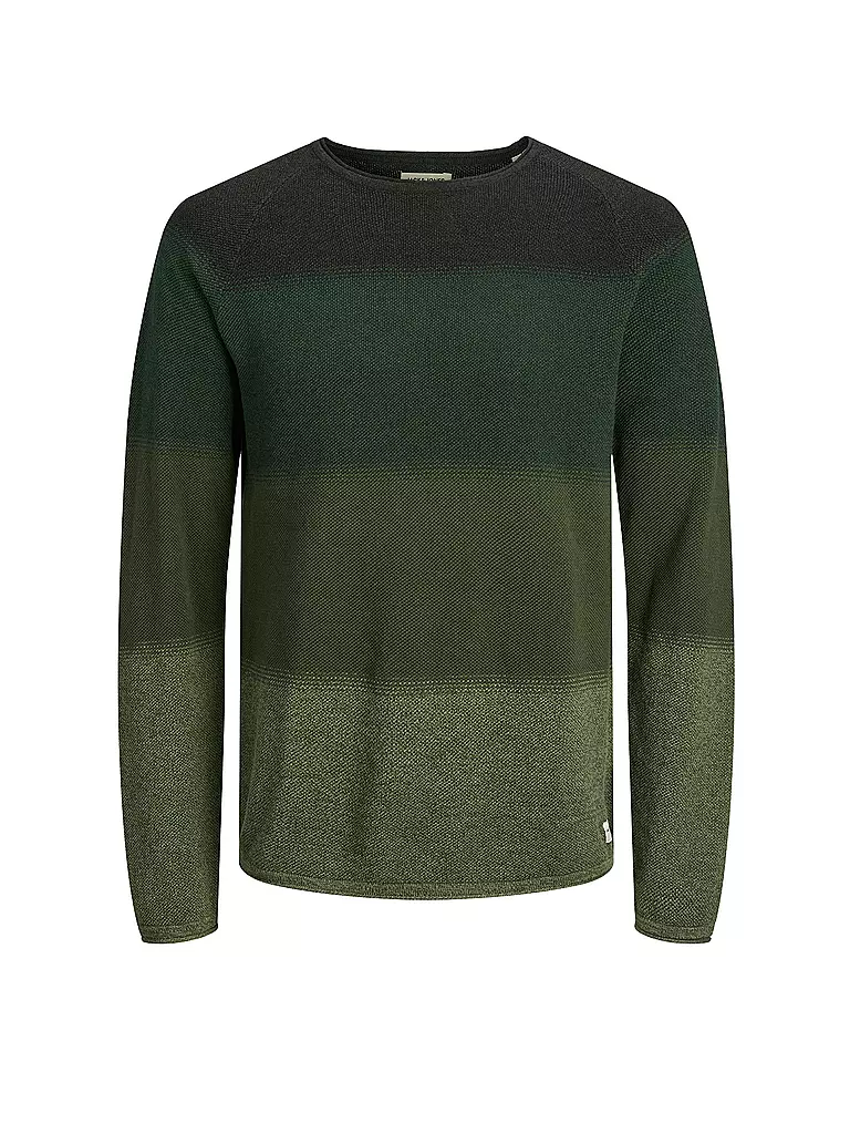 JACK & JONES | Pullover  JJEHILL | dunkelgrün