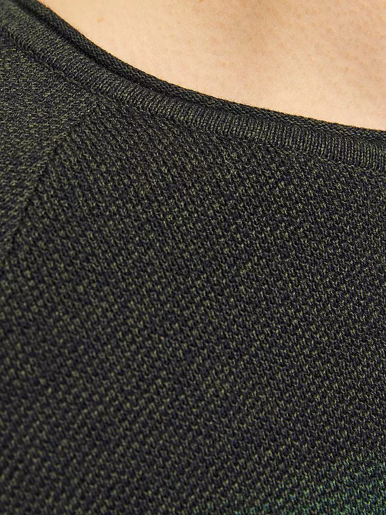 JACK & JONES | Pullover  JJEHILL | dunkelgrün