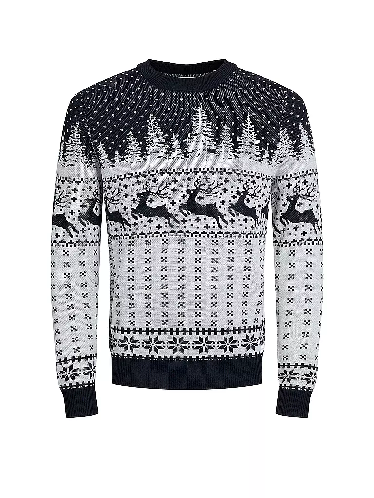 JACK & JONES | Pullover JJXMAS GABRIEL | dunkelblau