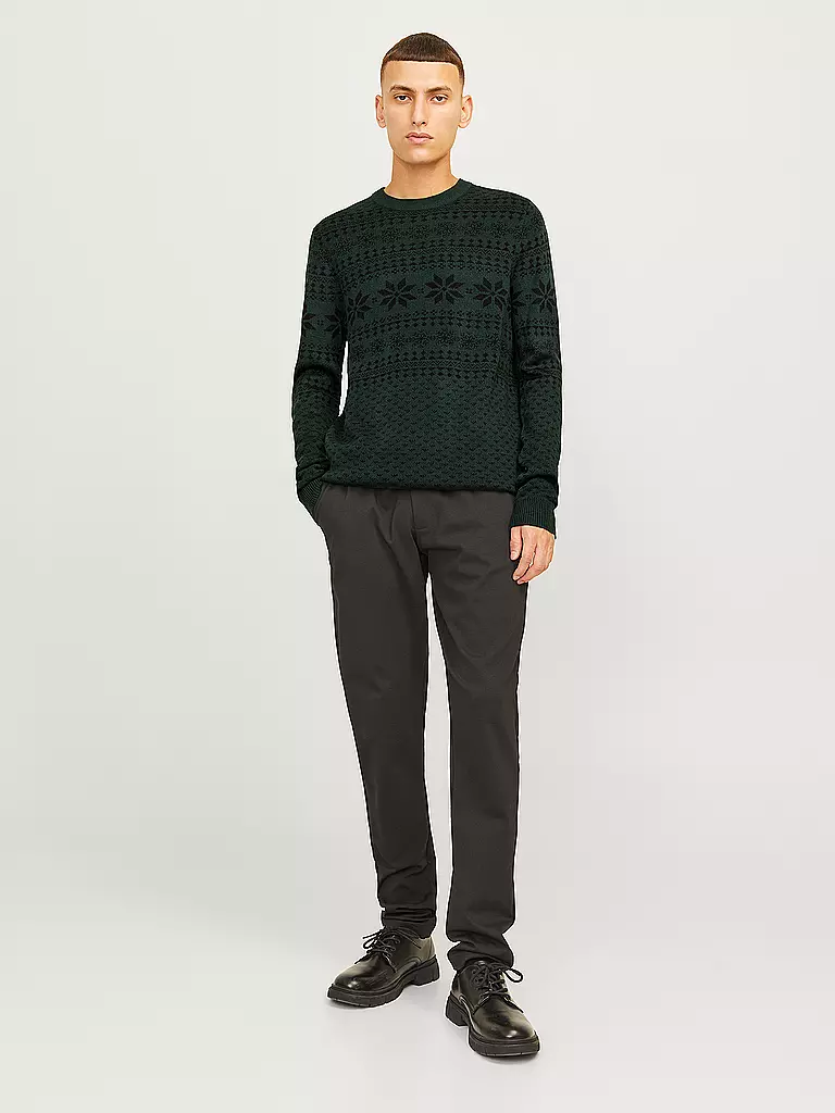 JACK & JONES | Pullover JJXMAS GABRIEL | schwarz