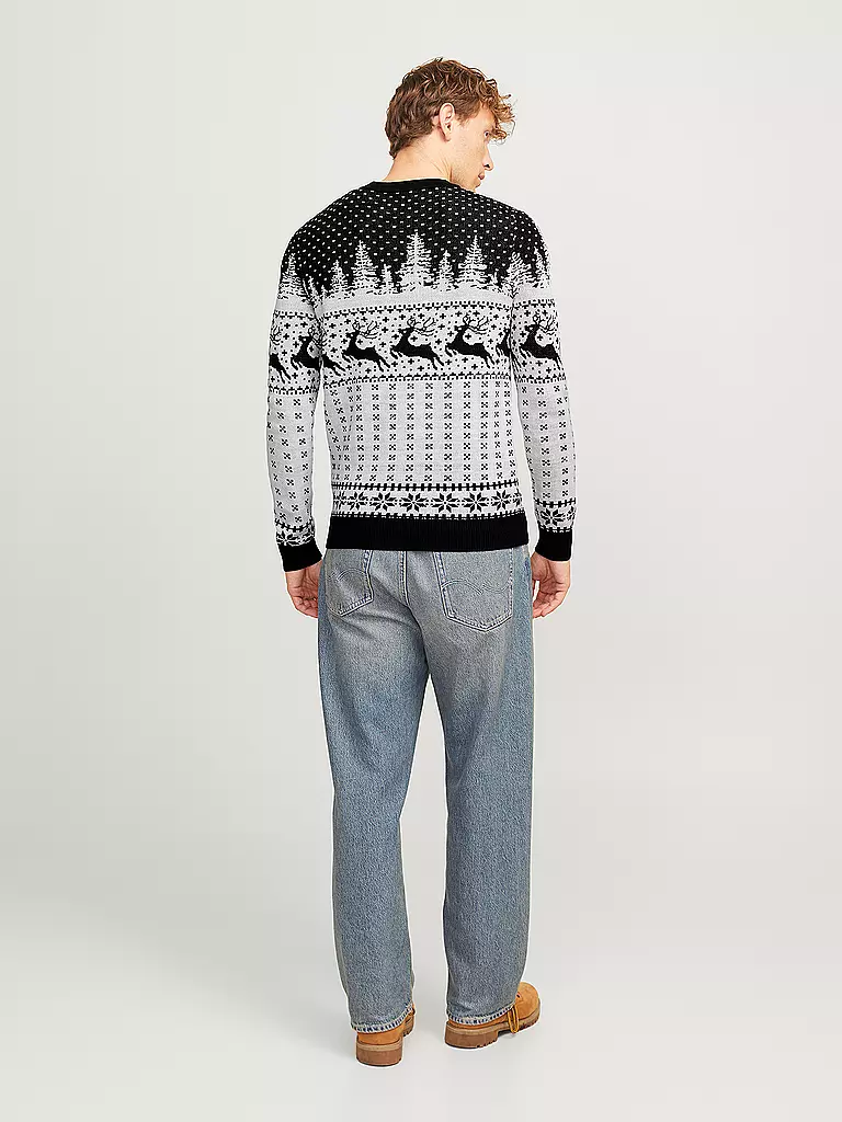 JACK & JONES | Pullover JJXMAS GABRIEL | dunkelblau