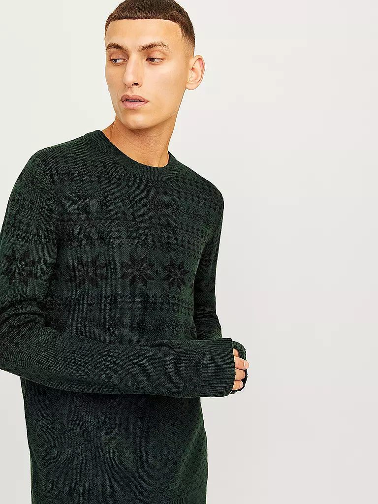 JACK & JONES | Pullover JJXMAS GABRIEL | schwarz