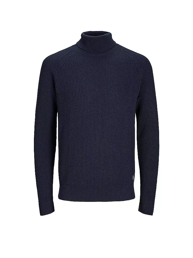 JACK & JONES | Rollkragenpullover JJPANNEL | dunkelblau