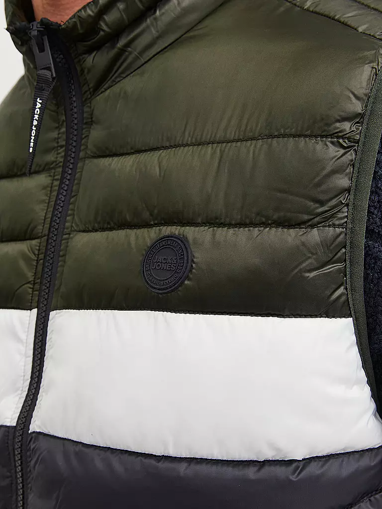 JACK & JONES | Steppgilet JJEHERO | olive