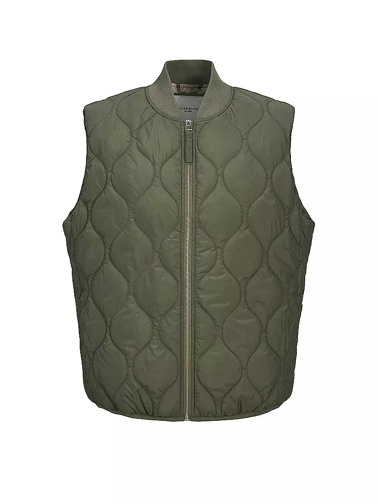 JACK & JONES | Steppgilet JJKODA  | olive