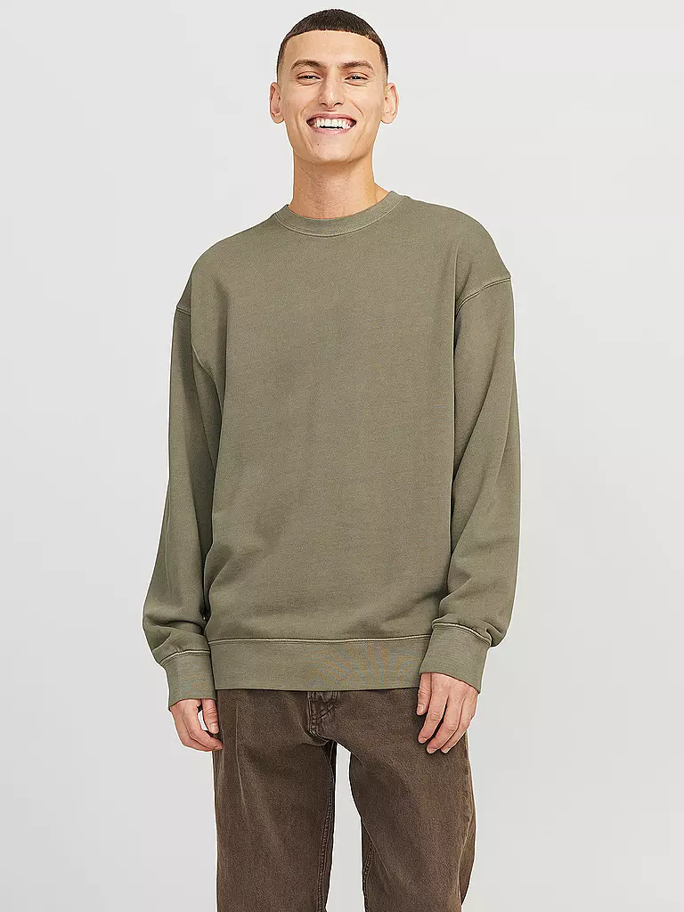 JACK & JONES | Sweater JJECHARGE | olive