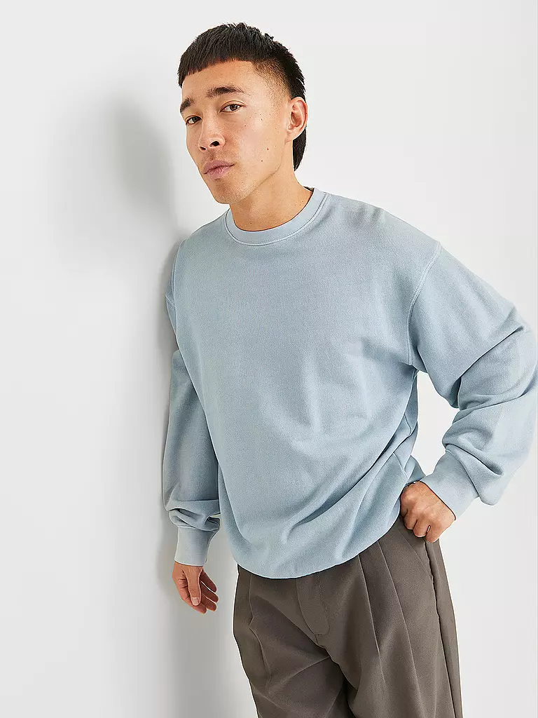 JACK & JONES | Sweater JJECHARGE | hellblau