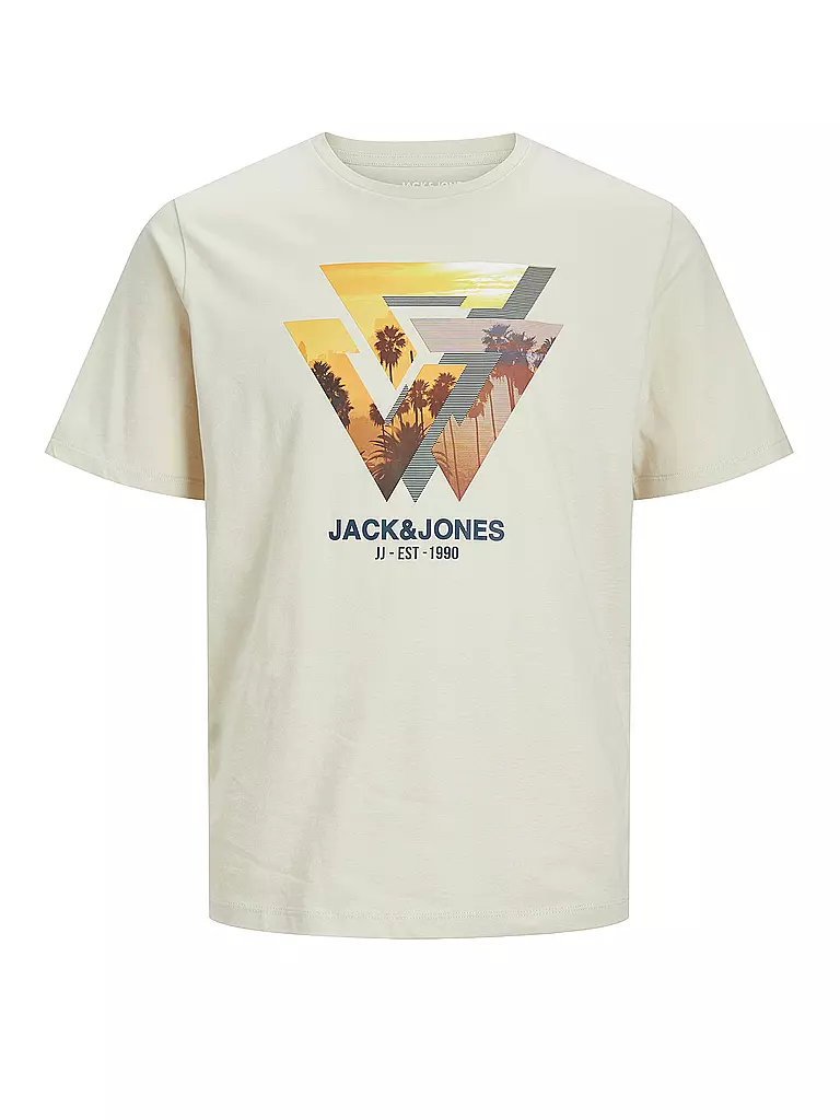 JACK & JONES | T-Shirt JJCELLOX | beige