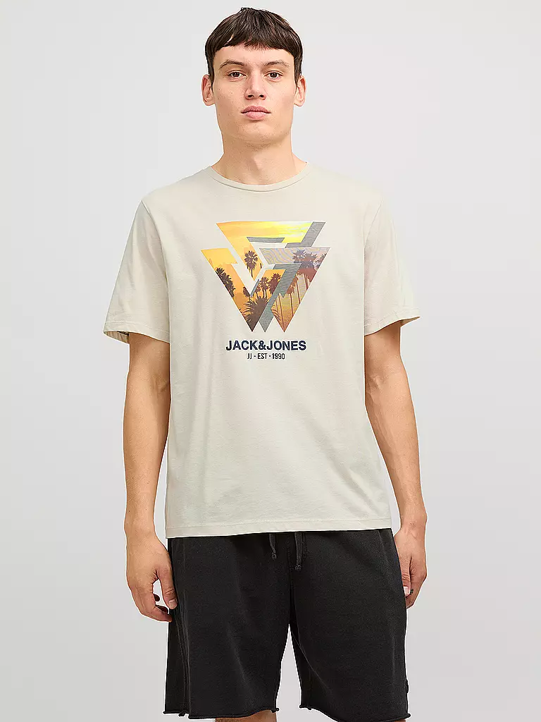 JACK & JONES | T-Shirt JJCELLOX | beige