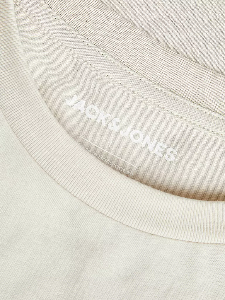 JACK & JONES | T-Shirt JJCHARGE  | beige