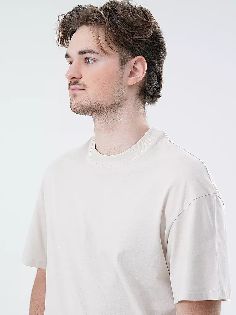 JACK & JONES | T-Shirt JJEBRADLEY | beige