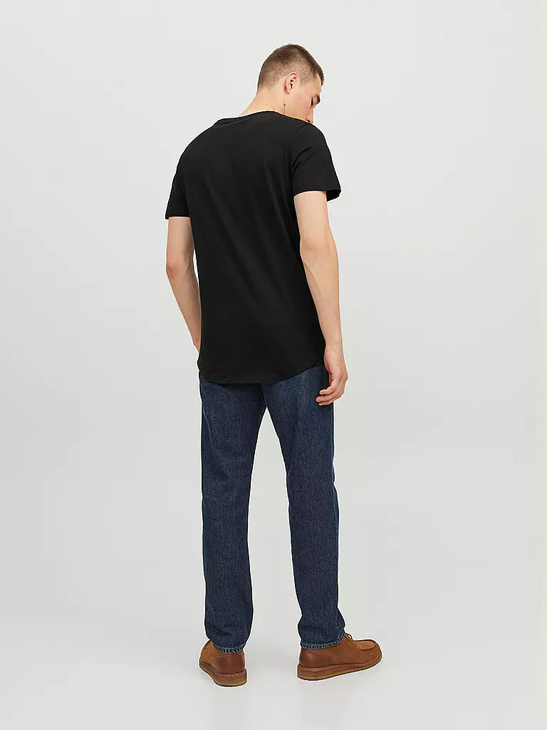 JACK & JONES | T-Shirt JJENOA | schwarz